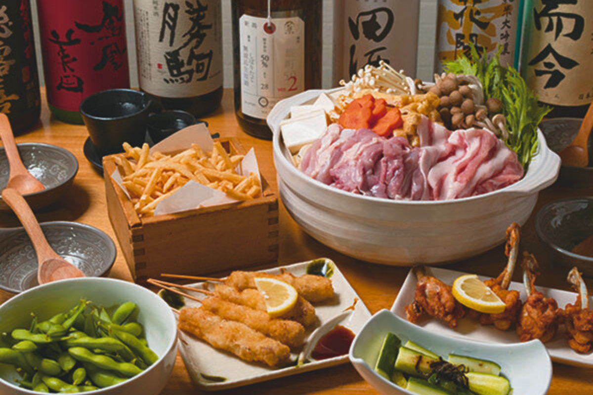 酒房まるの台所 Plus お鍋コースの一例