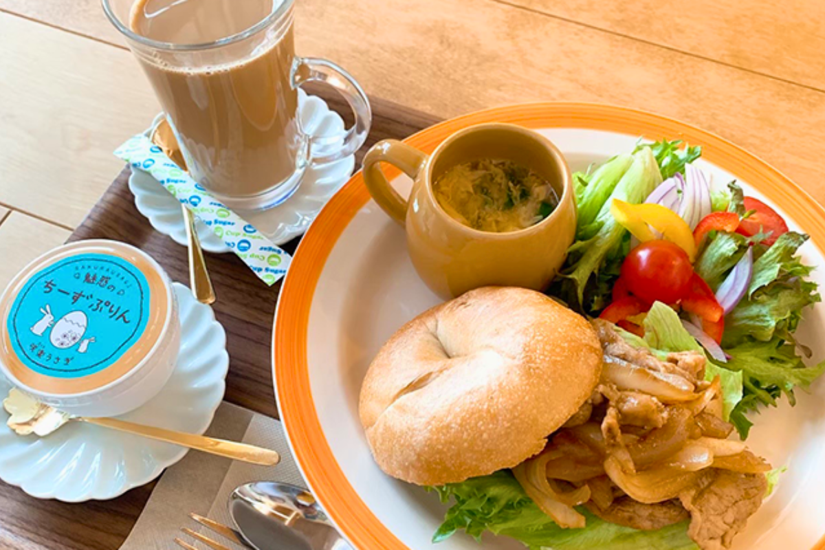 咲楽うさぎ ベーグルランチ