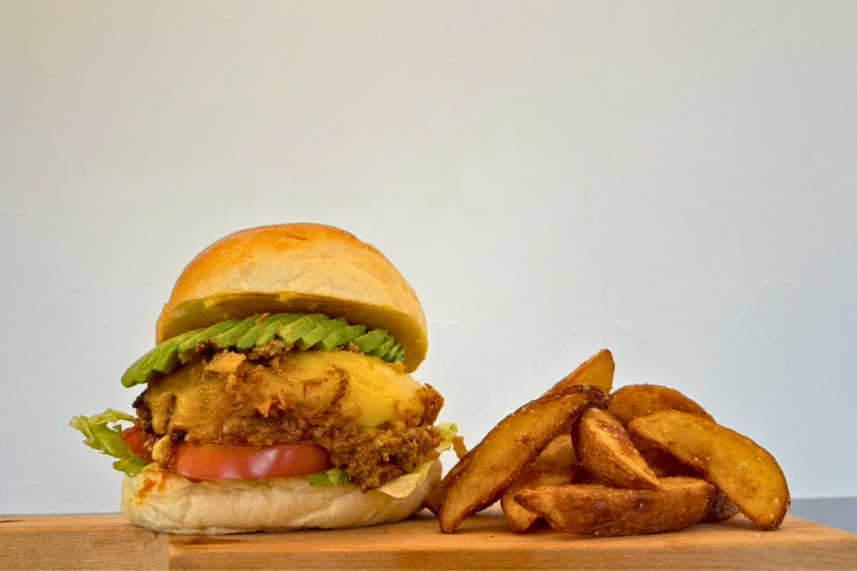 ommes frites（ポンムフリット）-おいしそうなハンバーガーの一例