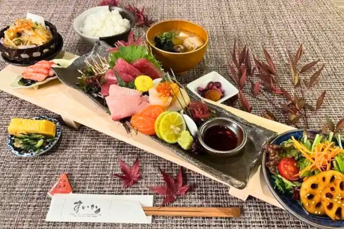 すいか-ランチ1500円のメニュー一例