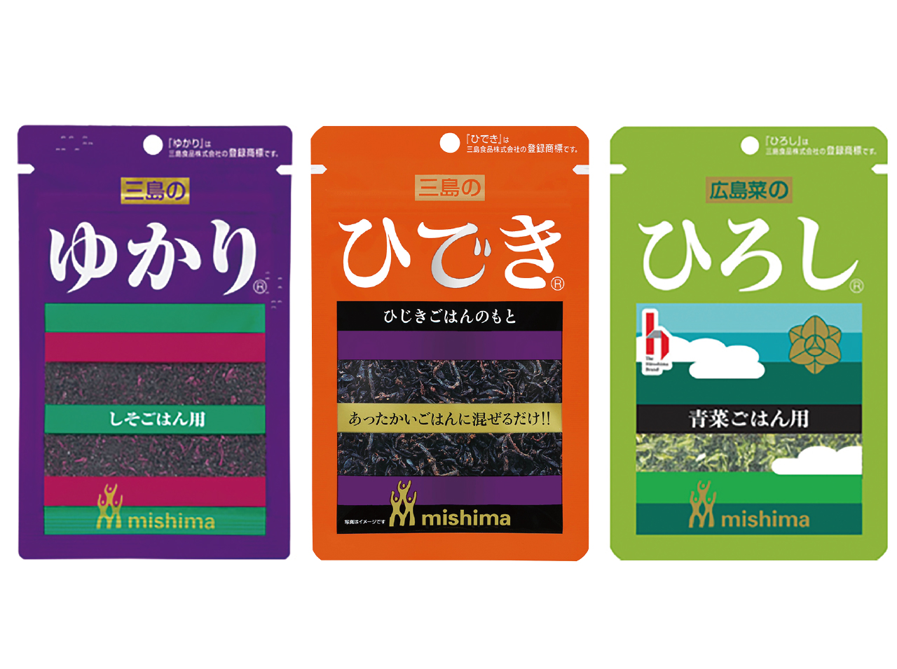 三島食品ふりかけ3種